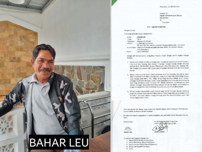 
 23 Tahun Menunggu Iming-Iming KKPA: Warga Dusun “Bencah Seratus” Akhirnya, Adukan Mafia Lahan ke Polda Riau