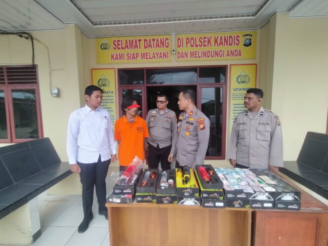 
 Bobol Toko Variasi Motor, Pelaku Berhasil Diamankan Polsek Kandis