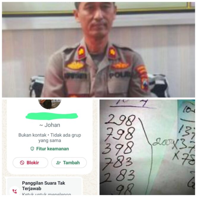 
 Masyarakat Desak Kapolsek Semarang Utara Agar Segera Menangkap Mafia Judi Togel Berinisial Johan