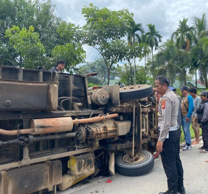 
 Supir Truk Pengangkut Kayu Jadi Tersangka Usai Kecelakaan Maut